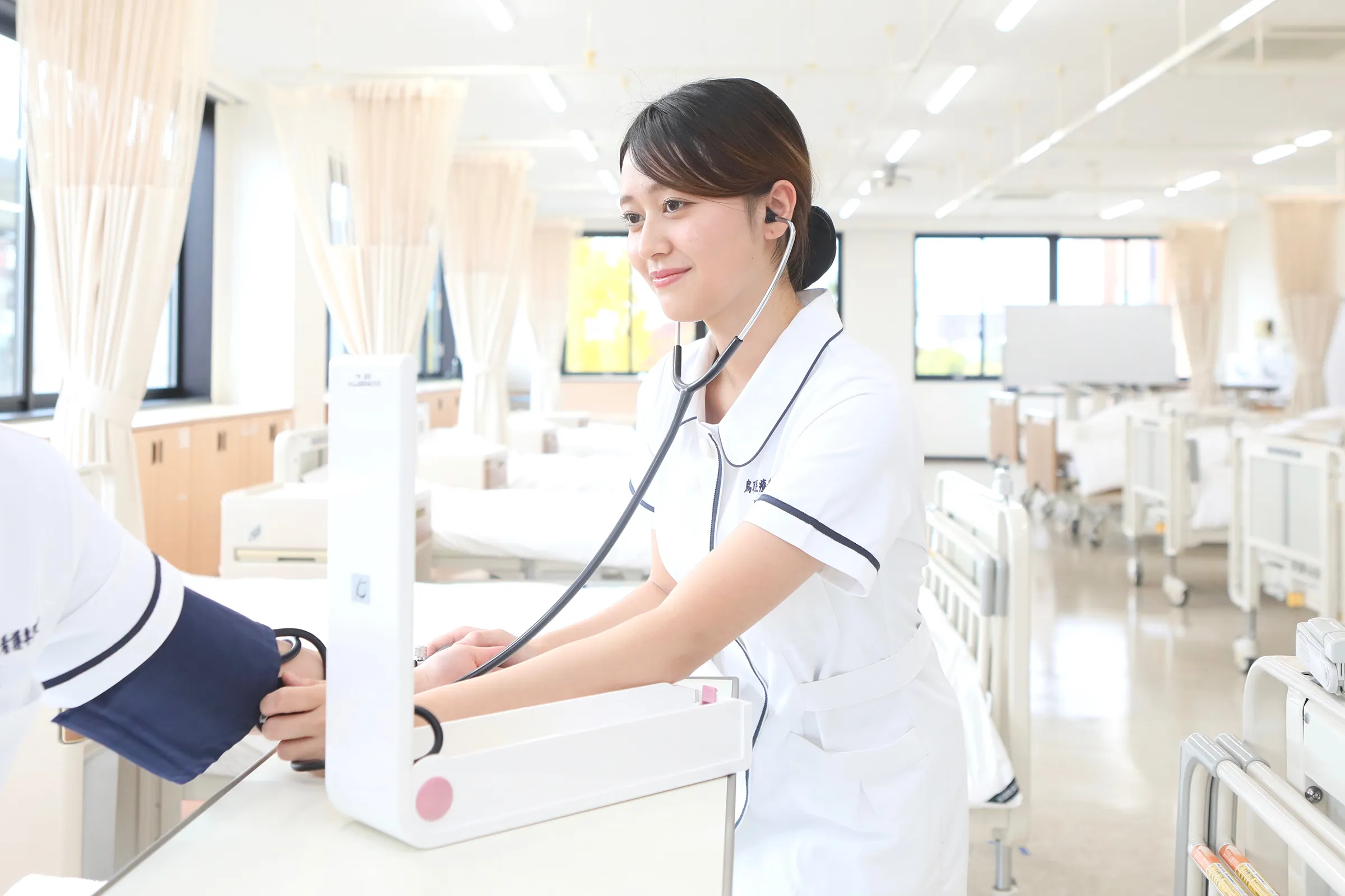 看護実習の様子