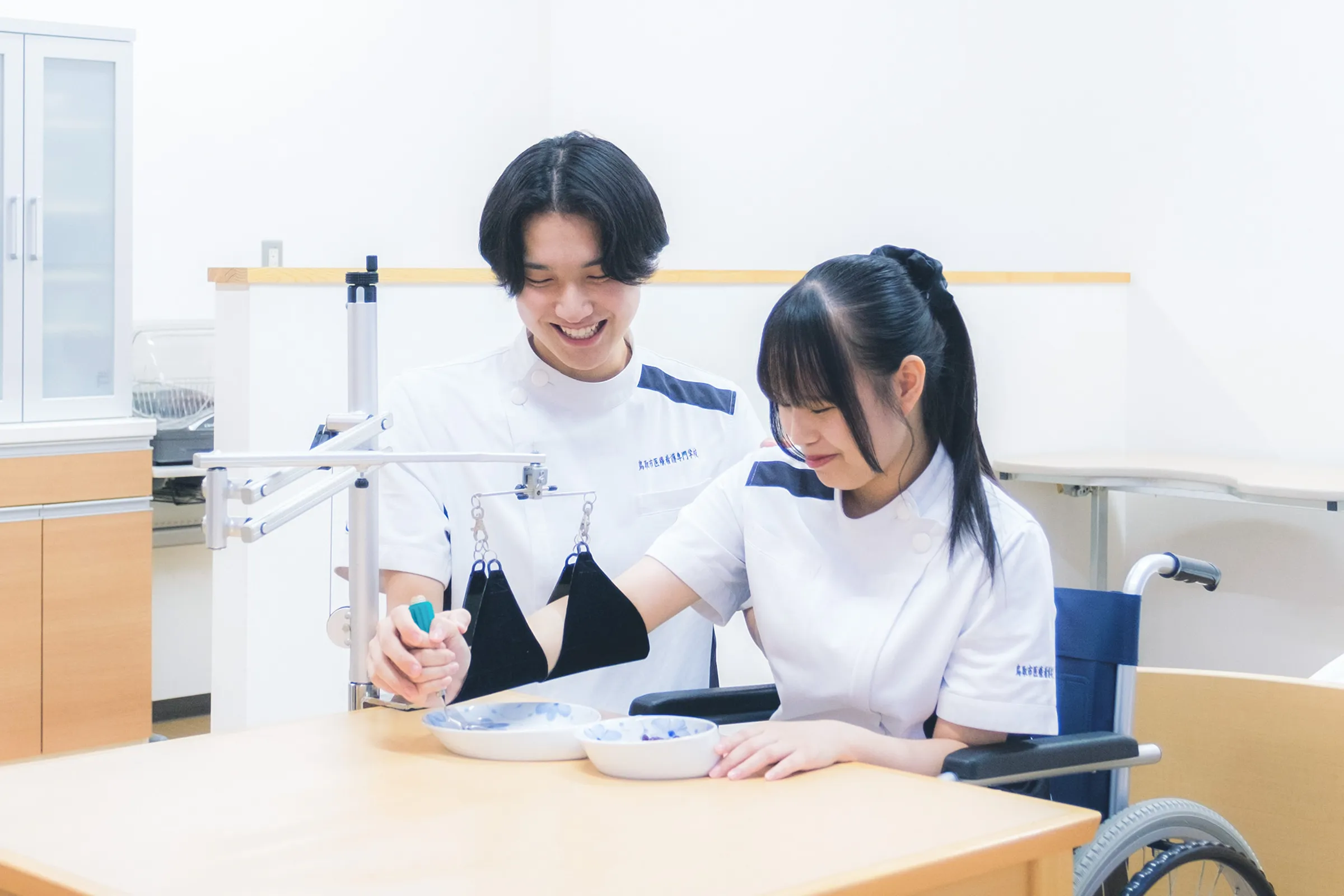 作業療法実習の様子