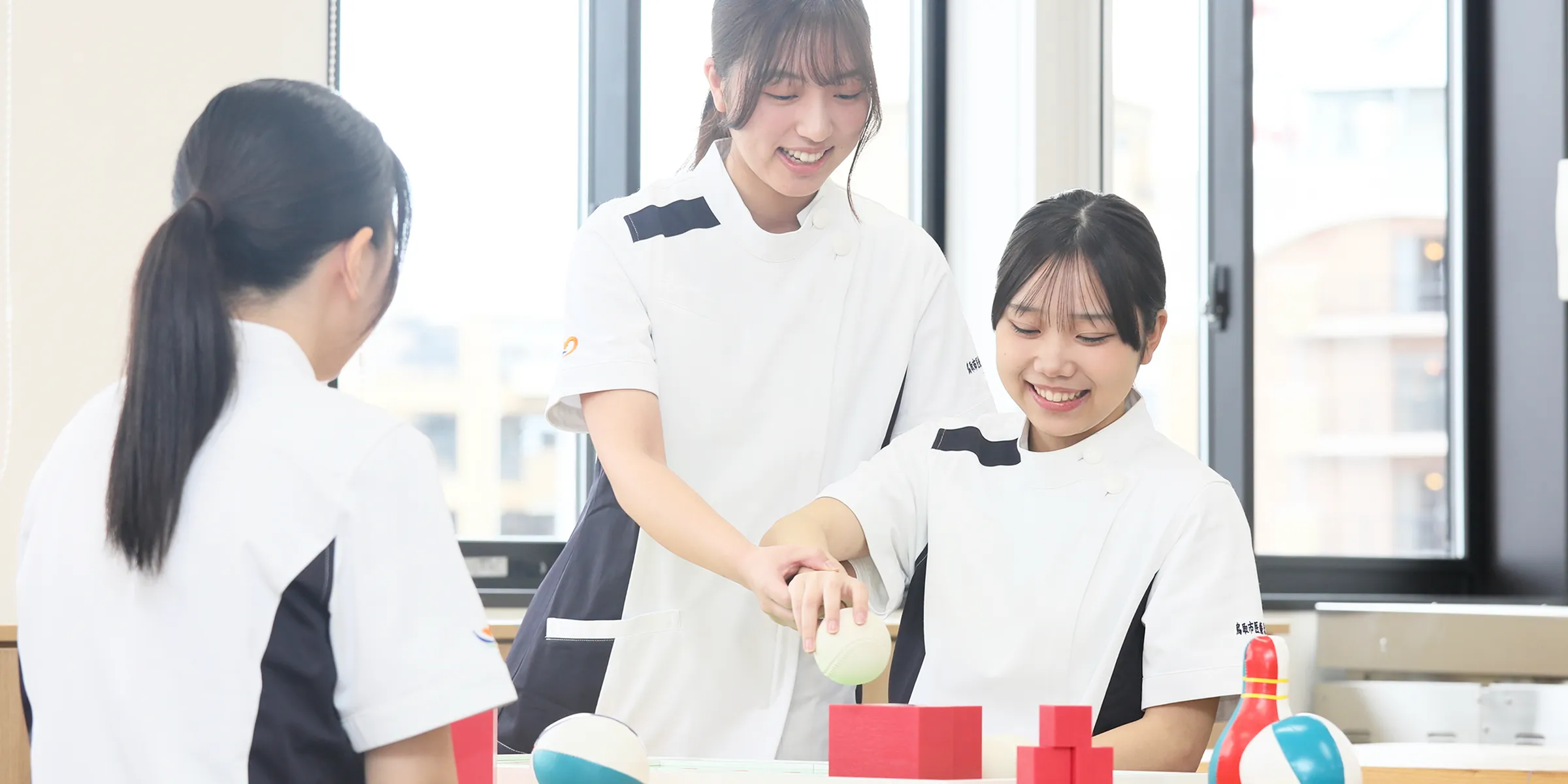 作業療法実習の様子