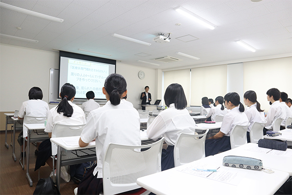 面接ポイント説明の様子